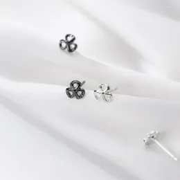 Stud Earrings La Monada Small Woman Earring Female 925 Silver Black Flower Korean Fashion For Girl Women Jewelry