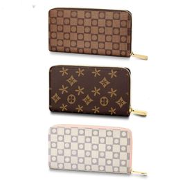 Mens Womens Wallets Holder Key Pouch M42616 N61264 Zipper Coin Purse Designer Credit Card Leather 2024new Clemence Purse Emed Flower Gift 5A