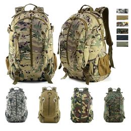 Men's 30L Army Tactical Backpack Military Assault Bag 900D Waterproof Outdoor Molle Suitable for Hiking Camping Hunting 240110