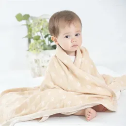 Blankets Portable Swaddle Blanket Cotton Born Baby Infant Muslin Gauze Wrapping Shower Gift For Babies Durable