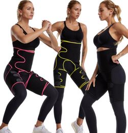Sweating Women Gym Clothing Female Sport Wear 50 High Waist Trainers Butt Lift Thigh Belt Athletic Accessories Waist Support1930716