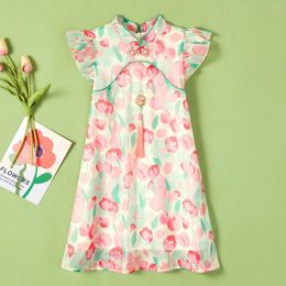 Girl Dresses Kids Floral Sleeveless For Girls Clothes Party Summer Princess Outfits Teenagers Children Costumes 3 4 5 8 9 10 12 Years
