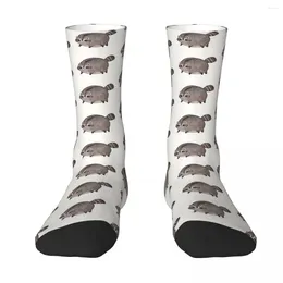 Men's Socks All Seasons Crew Stockings Chubby Trash Panda Harajuku Fashion Hip Hop Long Accessories For Men Women Gifts