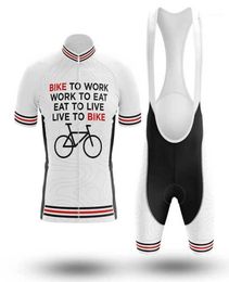 Racing Sets SPTGRVO Lairschdan White Bicycle Clothing Set Men039s Cycling Suit 2021 Summer Women Bike Outfit Jersey Kit Cycle C1293279