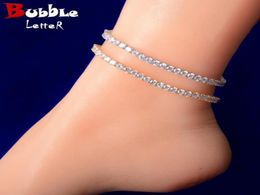 IcedOut Women Anklet 4MM Gold Color Tennis Chain Material Copper Adjustable Hip Hop Rock Street Charms Jewelry43475597972138