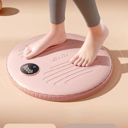 Twist Boards Electronic Counting Waist Wriggling Plate Twist Disc Balance Boards Body Aerobic Rotating Sports Massage Exercise 240111