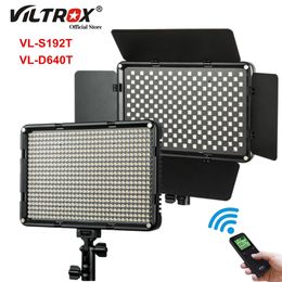 Accessories Viltrox VLD640T 50W LED Light Panel Photography Light Panel 3300k5600k Bicolor Wireless Remote Studio Video Shooting Light