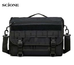 Molle Military Laptop Bag Tactical Messenger s Computer Backpack Fanny Belt Shouder Camping Outdoor Sports Army XA156A 2202116045046