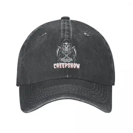 Ball Caps Creepshow Tour 2024 Halloween Baseball Cap Merchandise Vintage Distressed Denim Unisex Outdoor All Seasons Travel