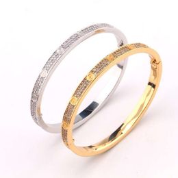 Classic Designer Bracelet Korean fashion full star bracelet versatile lightweight gold-plated full diamond zirconia women's jewellery gift