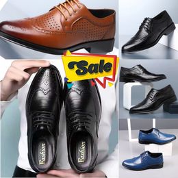 Hot sale Comfort Business Leather Shoes Men Formal Leather Men Shoes Simple Designer Loafers Shoes Men Flats Wedding eur38-47