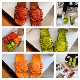 Women's Sexy Designer High-Heeled Slippers Chunky Heel Leather Party Fashion Summer Jelly Sandals High-Heeled 69241