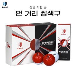 Caiton 12pcs Three-Layer Golf Balls - Low-Resistance and Soft Core - Long-Distance and Stable Flight - USGA and R A Certified 240110
