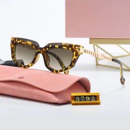 sunglasses for women miumius sunglasses tortoise shell sunglasses cat eye glasses New European and American style unique charm Full frame goggles multi Colour uv400