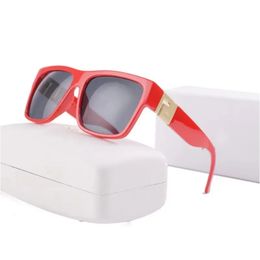 2024Luxury Sunglasses For Man Woman Unisex Designer Goggle Beach Sun Glasses Retro Square Sunglasses 4296 59MM Black-Gold Design UV400 With Box