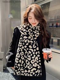 Scarves Imitation Cashmere Women Scarf Autumn Winter Preppy Style Scarve Pashmina Mujer Foulard Bufanda Wrap Shawl Echarpe Hiver Unisex Q240111