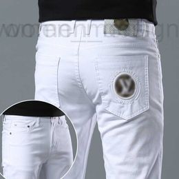 Men's Jeans designer 2023 store white jeans men's fashion casual pants embroidered stretch slim handsome for men 63EK