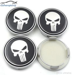 Gzhengtong 4pcs 64mm Wheel Centre Hub Cap Universal Calota Tampa Centro Roda Car Wheel Rim Cover Cap Clip 59mm Blank Punisher2288094