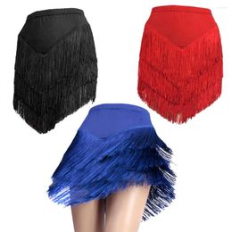 Stage Wear Irregular Short Fringe Skirt Black Latin Dress Women Dance Competition Dresses Ballroom.