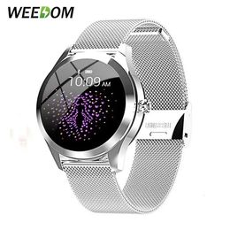 Devices KW10 IP68 Waterproof Smart Watch Women Heart Rate Tracker Sport Smartwatch Fitness Bracelet Connect Android IOS KW20 smartband