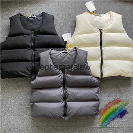 Men's Jackets Sleeveless Cole Buxton PUER JAET Parkas Men Women Zipper Vintage Coats Outerwear Male V Cloesephemeralew