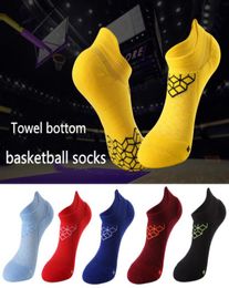 New summer elite basketball socks men thickened towel bottom boat socks sports shallow ankle socks male professional sports socks3892294