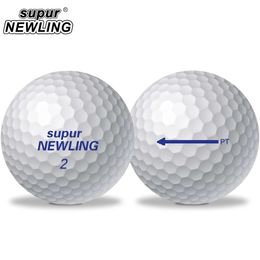 10 pcs Golf Balls 2-Piece Golf Ball Super Long Distance supur LING White PT Longer distance 240110