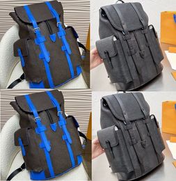 Leather Backpack School bag High Quality Travel Messenger man Satchel Shoulder bag Designer bags Pockets Multi funcito handbags