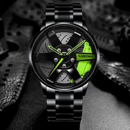 Top Watch Brand Car Wheel Custom Design Sport Rim Watches Stainless Steel Waterproof Whole 2021 Men Wrist Wristwatches3054