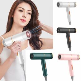 Dryers 100240V Professional Hair Dryer Infrared Negative Ions Blow Dryer Hot/Cold Air Salon Styling Tool Low Noise Hammer Blower Home
