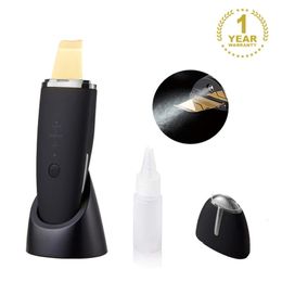 2 Generation Professional Ultrasonic Skin Scrubber Ion Deep Face Cleaning Peeling Shovel Exfoliating With Water Tank 240111