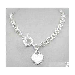 Pendant Necklaces Design Man Women Fashion Necklace Chain S925 Sterling Sier Key Return To Heart Love Brand Charm With Box Drop De270b