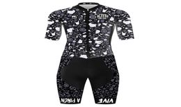 Racing Sets 2021 Mens Skinsuit Bicycle Jumpsuit Triathlon Clothing Ropa Conjunto Ciclismo Hombre Summer Tights Bike Run Tri Suit4244347