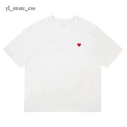 Amis T Shirt Mens Designer Womens Korea Amis Fashion Tees Luxury Brand Short Sleeves Summer Amis Hoodie Lovers Top Crew Neck Clothes Clothing 6277
