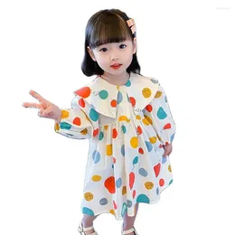 Girl Dresses For Girls Colourful Dot Dress Spring Autumn Kids Casual Style Costumes