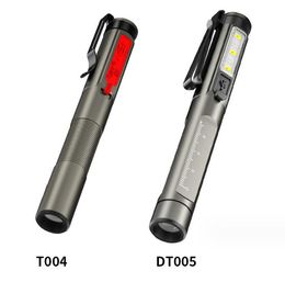 Portable LED USB Charging Flashlight Medical First Aid Pen Light Torch Lamp With Pupil Gauge Measurement Doctor Nurse Diagnosis Pen Lights