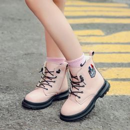 Boots Britain Style Girls Fashion Children Casual Boys Ankle Non-slip Kids Versatile Soft Breatheable Spring And Autumn