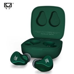 Earphones KZ Z1 TWS Earphones Dual magnetic Dynamic Game Earbuds Touch Control Noise Cancelling Bluetoothcompatible Sport Headset