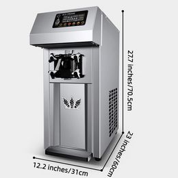 Commercial Desktop Soft Serve Ice Cream Machine Intelligent sales Vending Is Cold Fast And Power Saving Sweet Cone Makers