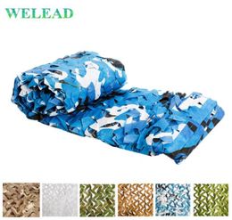 WELEAD 2x6M Reinforced Concealment Mesh Hide Hunt Garden White Hunting Outdoor Awnings Camo Netting Toile 26 62 6x2 m7830464