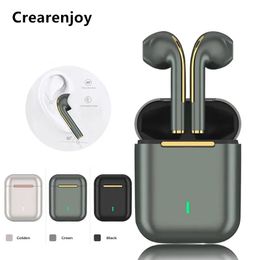 Earphones TWS J18 Handfree Bluetooth Headphones Wireless Sports Earphones Stereo Earbuds Gaming Headsets For Iphone Xiaomi Samsung Huawei