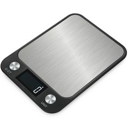 Kitchen Scale Weighing Food Coffee Balance Smart Electronic Digital Scales Stainless Steel Design for Cooking and Baking