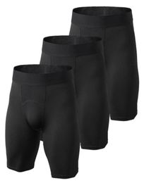 3 Pack Men Under Layer Short Pants Fashion 3D Print Camouflage Athletic Tights Shorts Bottoms Skinny Shorts Men Bottom9745715