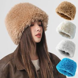 Berets Women's Autumn And Winter Solid Color Wool Trapper Hat For Men Eggplant Warm Hats Ear