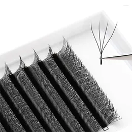 False Eyelashes Wholesale OEM ODM 4D W Shape Eyelashs Black Light And Soft Premade Volume Lash Extension