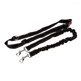 Dog Collars Nylon Bungee Leash- Heavy Duty Elastic Dogs Traction Rope Leash With Buckle Extendable Walking For Medium Large
