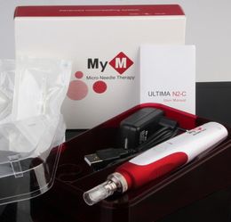 Electric Mezo Derma Pen Stamp Auto Micro Needle Roller Anti Aging Skin Therapy Wand MYM derma pen2933724