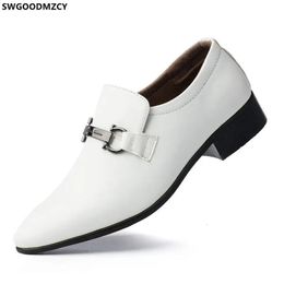 White Shoes Slip on Shoes Men Black Oxford Shoes Men Brown Dress Loafers for Men Office DERBI Business Suit LEATHER OFFIC 240110