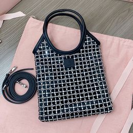 Women Tote Bag Designer Shopping Bags Handbag Dinner Bag Cowhide Leather Create Crystal Inspired Geometric Patterns Removable Shoulder Strap 10a Top Quality