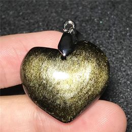 Pendants Wholesale Natural Rainbow Obsidian Pendant For Women Men Safety Lucky Amulet Gift Stone Silver 25mm Beads Crystal Jewellery AAAAA